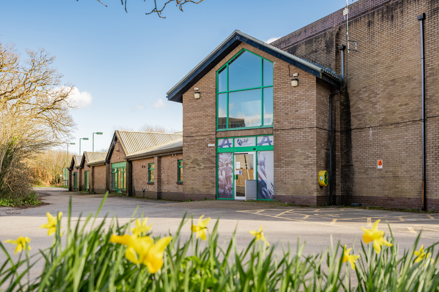 Outside St Clears Leisure Centre