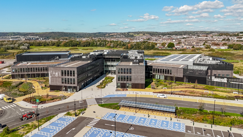 Canolfan Pentre Awel from outside