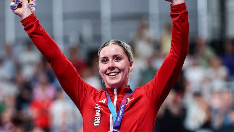 Emma Finucane at Commonwealth Games