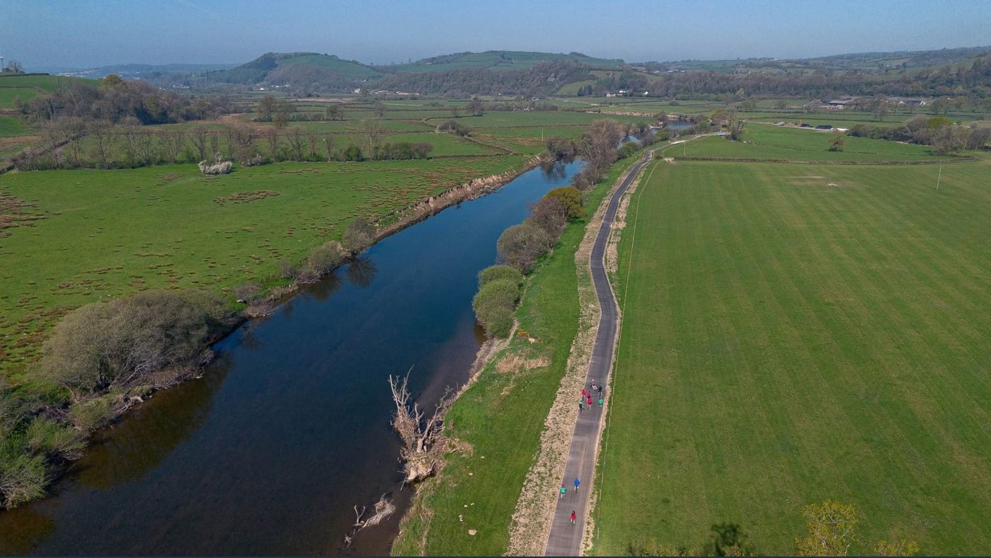 Aerial Shot of the Route